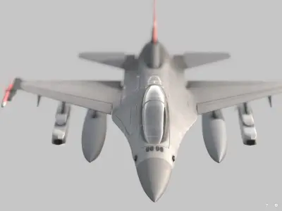 F-16 aircraft 3D model