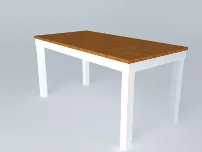 Silmple table Free 3D model