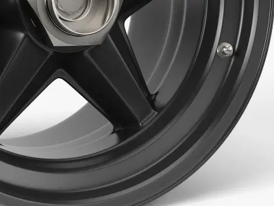 RSR Centerlock Wheel Low-poly 3D model