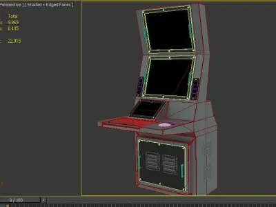 MULTIFUNCTIONAL TACTICAL DISPLAY 3D Low-poly 3D model