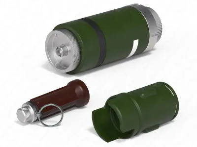Incendiary mine-grenade ZMG special forces  3Dprintable Moulage 3D model
