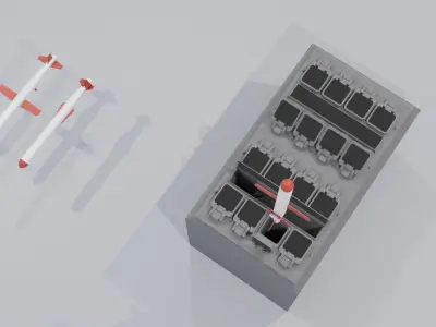  Vertical Launching System BGM 109 Tomahawk 3D model