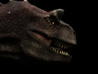 Carnotaurus Rigged 2018 3D model