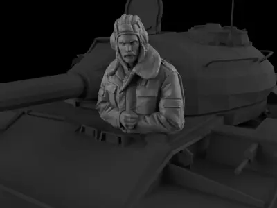 Tank Crew 3D print model