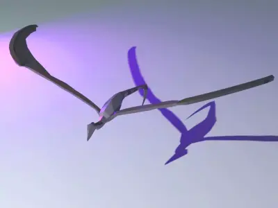 Mosquito Bat Creature Enemy Free low-poly 3D model