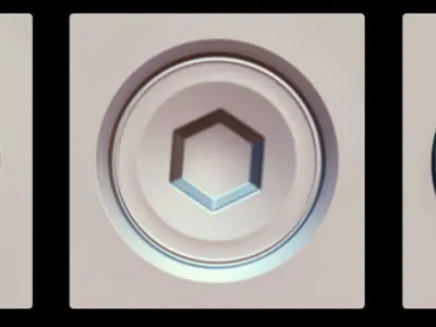 87 Hard Surface VDM Brushes and Alpha Pack 3D model