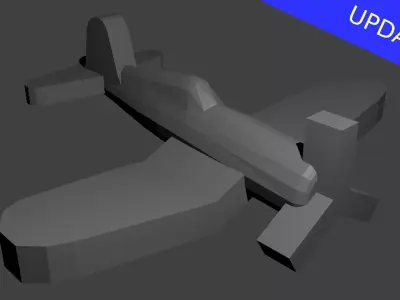 US F4U Corsair Fighter Aircraft Free 3D print model