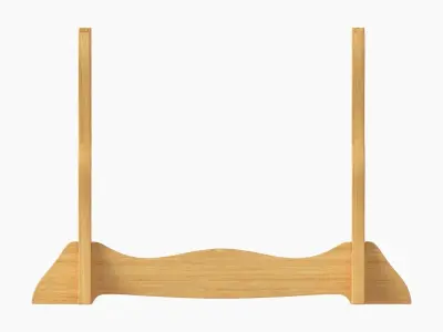 Katana wooden stand 01 3D model
