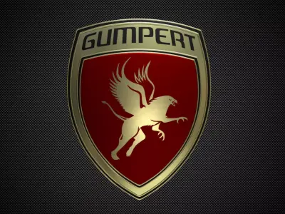 gumpert logo 3D model