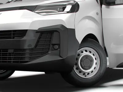 Fiat Scudo Van L2 HQ Interior 2025 3D model