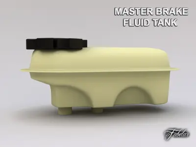 Master brake fluid tank 3D model