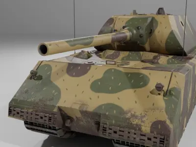 Panzerkampfwagen VIII Maus Free 3D model