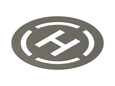 Helipad for Mini RC Helicopter 3D print model