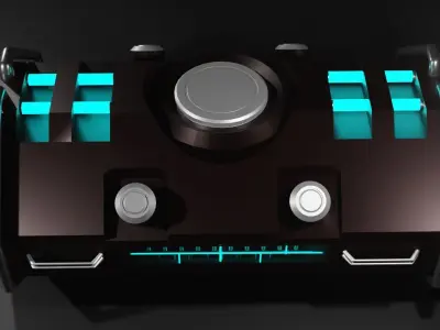 Sci Fi Game Asset Low-poly 3D model