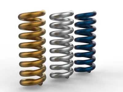 Spring 3D Model 3D model