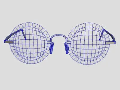 Glasses 7 eyeglasses Low-poly 3D model