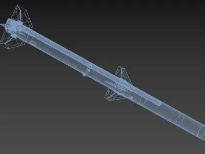 AIM-120C AMRAAM 3D model