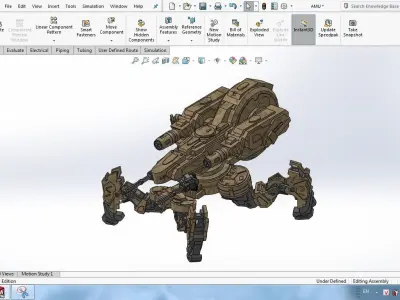 Spider Tank 3D print model