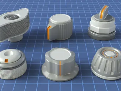 Industrial Kitbash - 9 - 156 pieces 3D model