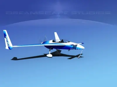 Rutan Long-EZ V01 3D model