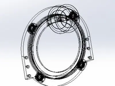 Twister packaging machine module 3D model