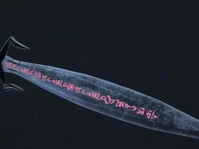 Magic sword 3D model