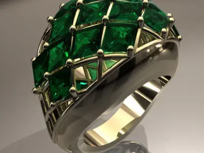 Rendering Anello D Free 3D model