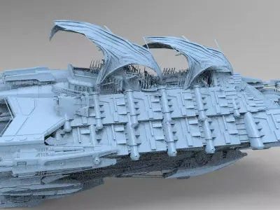 Grand Hutt sail barge 3D model