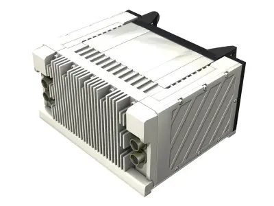 UHF VHF Military radio system 3D model