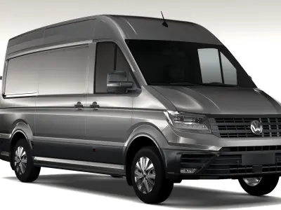 WV Crafter Van L2H2 2017 3D model