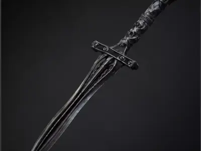 Nightreaver Dagger Low-poly 3D model