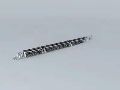 Airbus A330-300 Interior Free 3D model