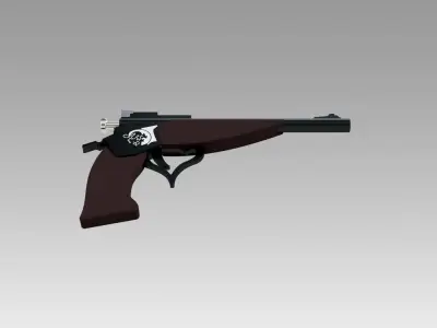 Girl Frontline Thompson Center Contender Gun Cosplay Weapon 3D model