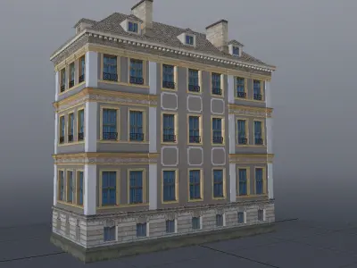 European Building 02 3D model