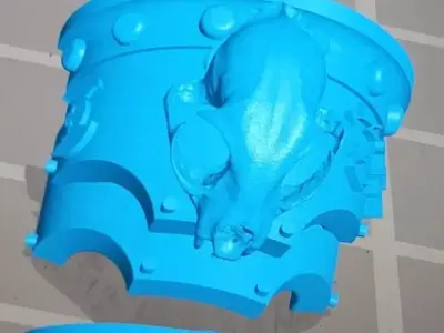 nostroman lion cat 3D model