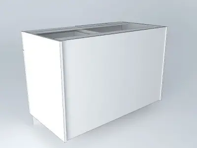 BB2D1D kitchen cabinet Free 3D model
