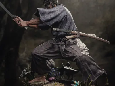 Musashi Miyamoto 3D Print 3D print model