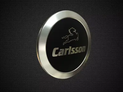 carlsson logo 3D model
