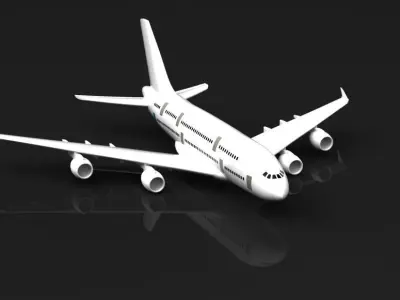 Air bus a380 3D model