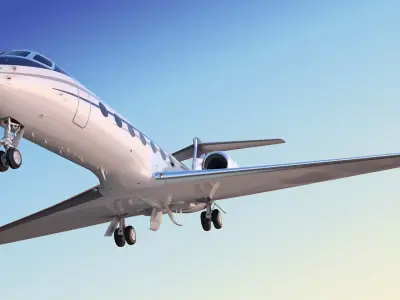 Private Jet Generic v2 3D model