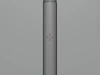 Blender Nerf Dart Free low-poly 3D model