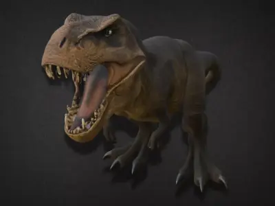 Realistic Tyrannosaurus Rex Model 3D model