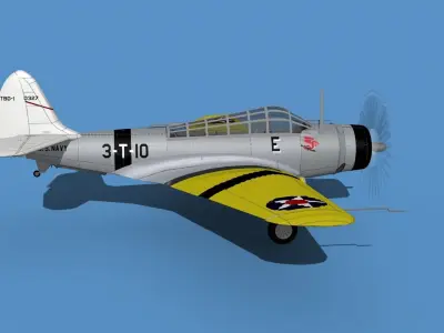 Douglas TBD-1 Devestator V08 3D model