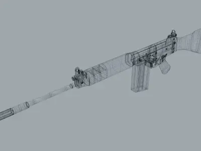 WEAPONS PACK Low-poly 3D model