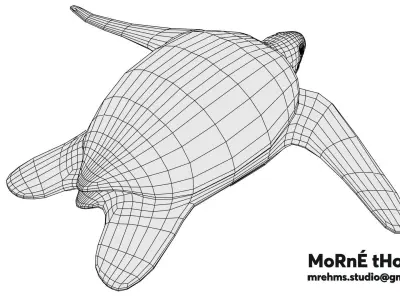 Leatherback Turtle Free 3D model
