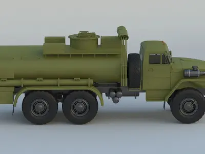 Ural-4320 Tanker 3D model