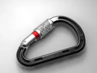 Carabiner Mosquetn Free 3D model