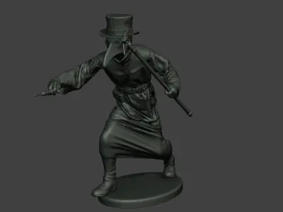 Hans Plague Doctor PDS007 3D print model