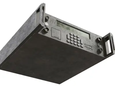 Military Device 03 - Low Poly Game Ready Low-poly 3D model