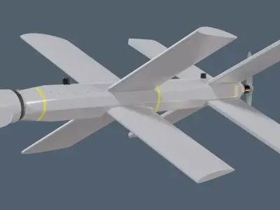 Lancet Drone High Poly 3D model